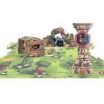 Djeco: ARTY TOYS SCENOGRAFIA Puzzle tekturowe FURIOUS + figurka 4+ - obrazek 2