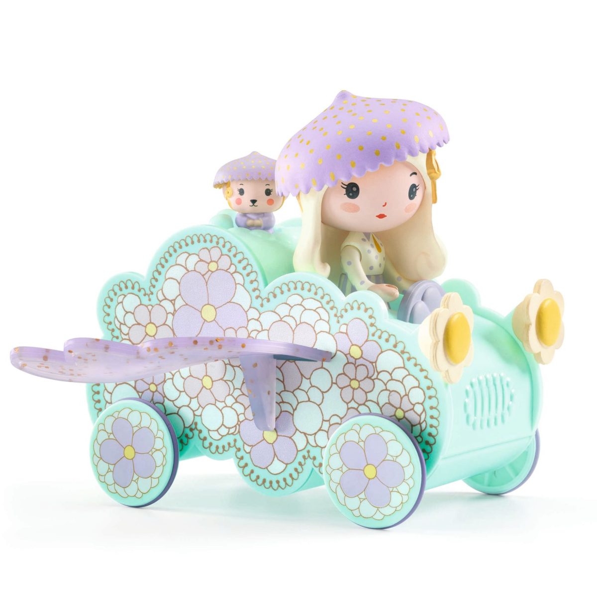 Djeco: TINYLY Figurki JIL&JERRY w samochodzie TINYCAR - obrazek 1