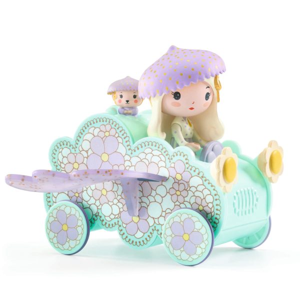 Djeco: TINYLY Figurki JIL&JERRY w samochodzie TINYCAR