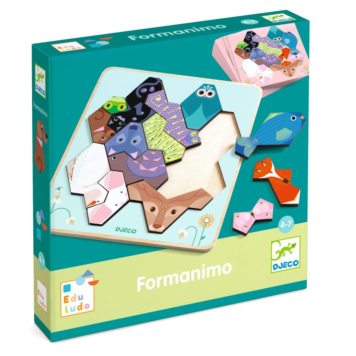 Djeco: Gra edukacyjna FORMANIMO 4+ - obrazek 1
