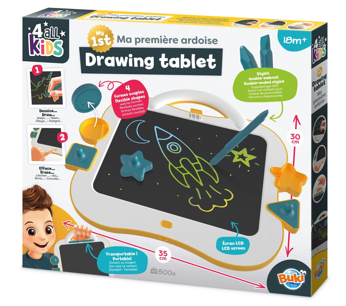 Buki: Mój pierwszy tablet LCD do rysowania 18M+ - obrazek 1