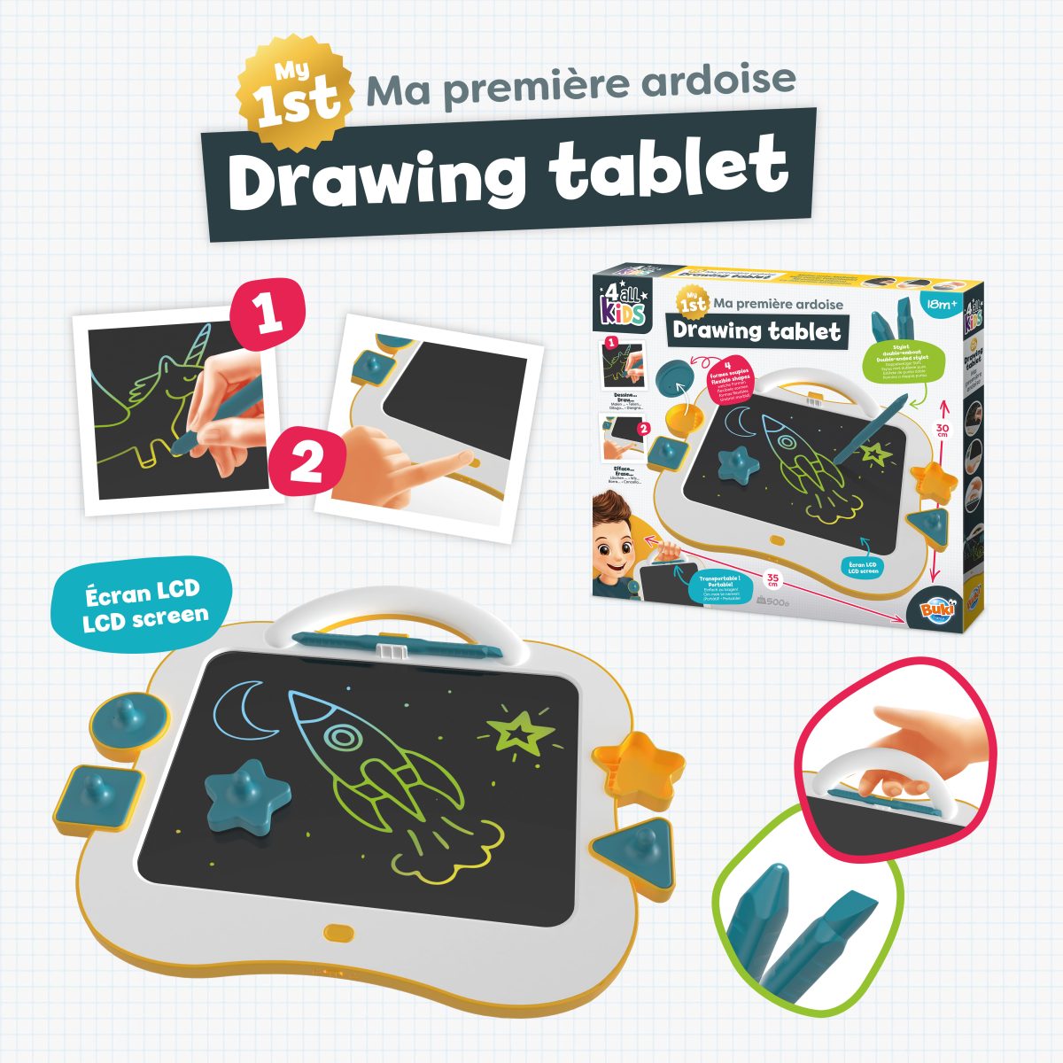 Buki: Mój pierwszy tablet LCD do rysowania 18M+ - obrazek 4