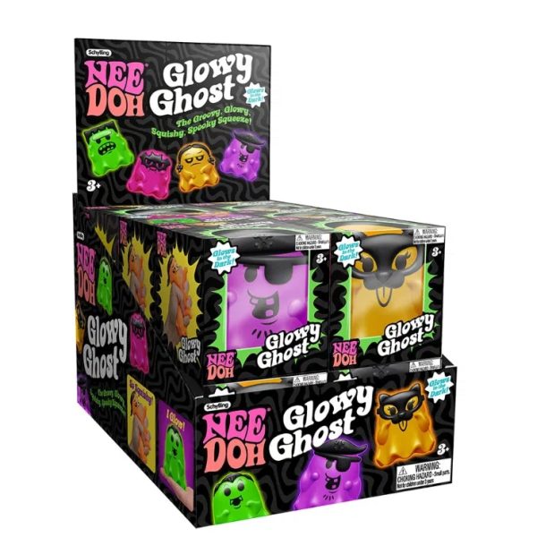 Schylling: gniotek sensoryczny ŚWIECĄCY DUSZEK / Glowy Ghost Needoh