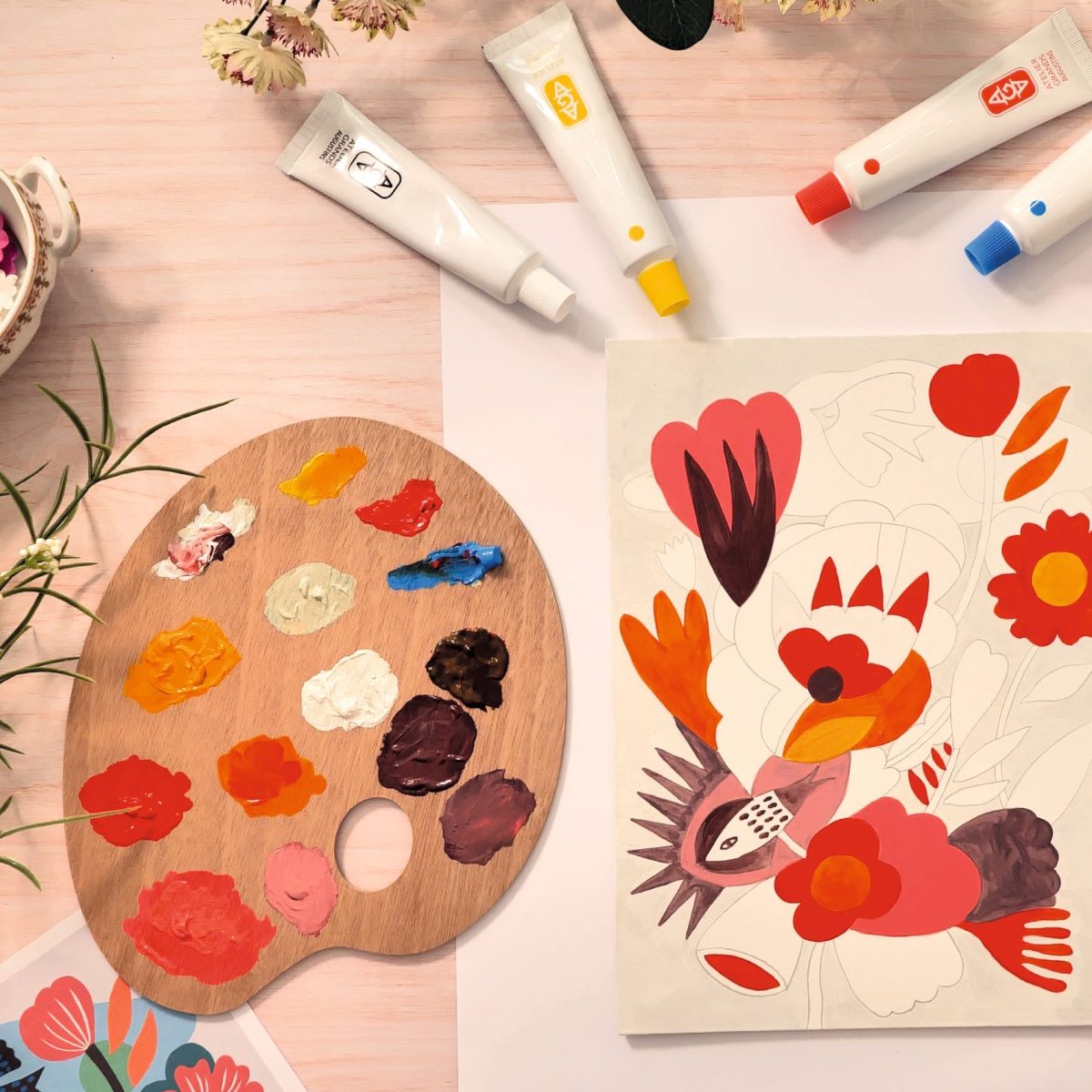 Djeco: AGA Atelier 23 zestaw ART mieszanie kolorów 15+ - obrazek 2