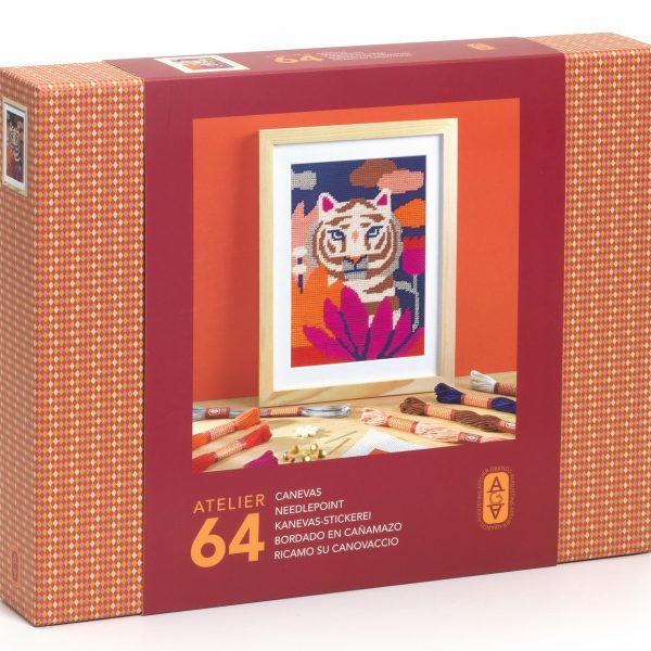 Djeco: AGA Atelier 64 zestaw ART haft gobelinowy 15+