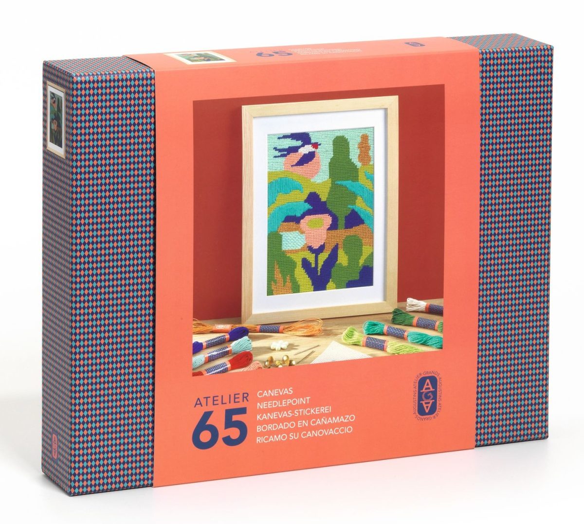 Djeco: AGA Atelier 65 zestaw ART haft gobelinowy 15+ - obrazek 1