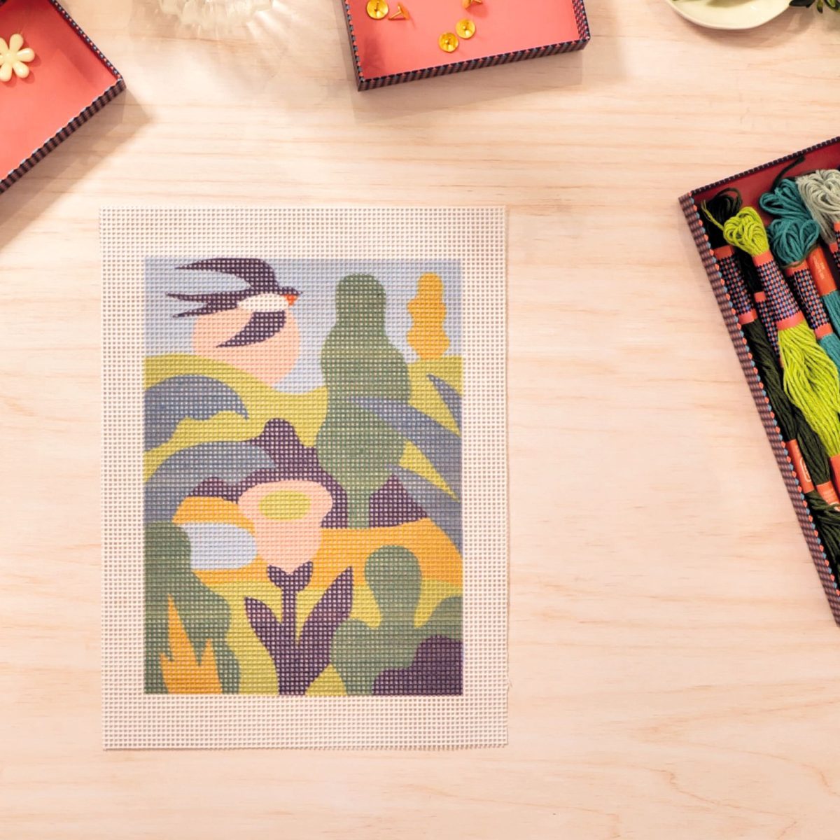 Djeco: AGA Atelier 65 zestaw ART haft gobelinowy 15+ - obrazek 6