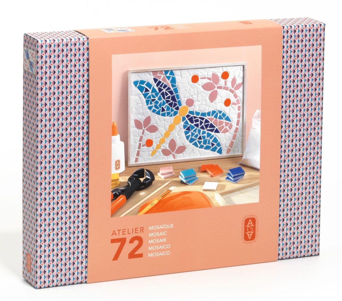 Djeco: AGA Atelier 72 zestaw ART mozaika 15+ - obrazek 1