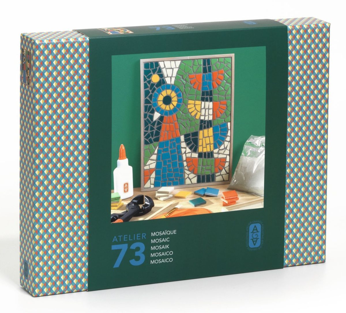 Djeco: AGA Atelier 73 zestaw ART mozaika 15+ - obrazek 1