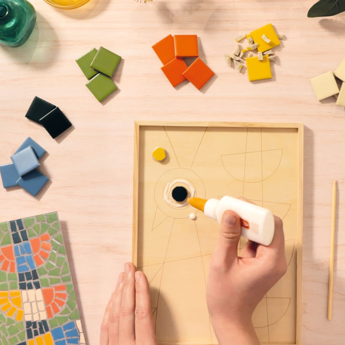 Djeco: AGA Atelier 73 zestaw ART mozaika 15+ - obrazek 5