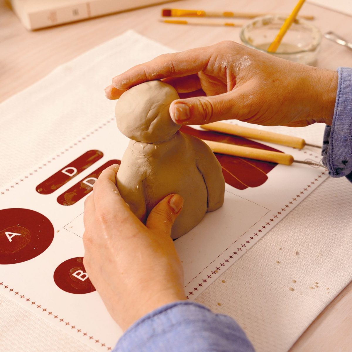 Djeco: AGA Atelier 84 zestaw ART modelowanie 15+ - obrazek 4