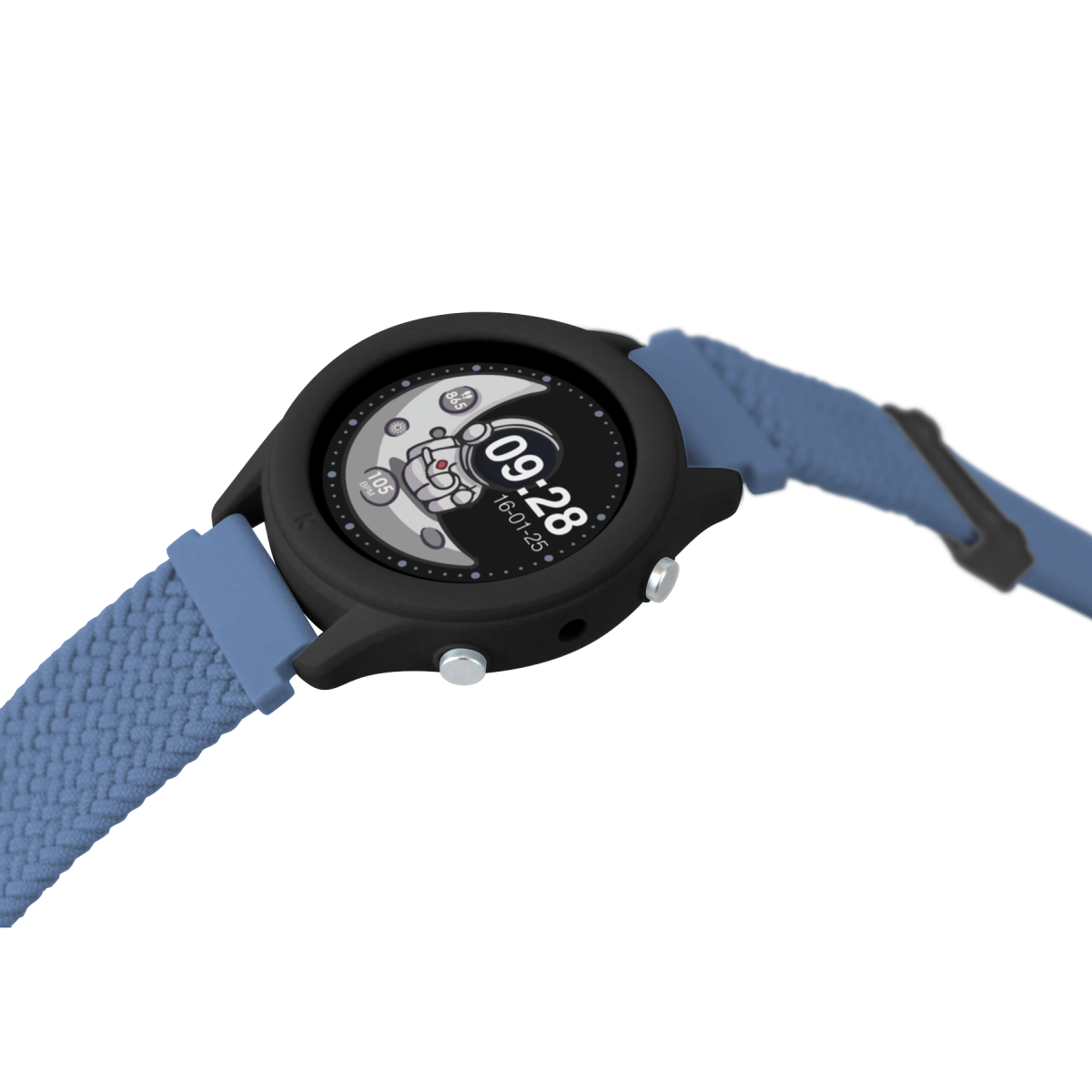 K-WATCH-BU-03-02 Kidywolf: K-Watch zegarek dla dzieci niebieski - obrazek 4