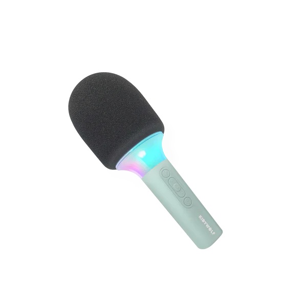Kidywolf: Kidymic mikrofon do karaoke z modulacją zielony