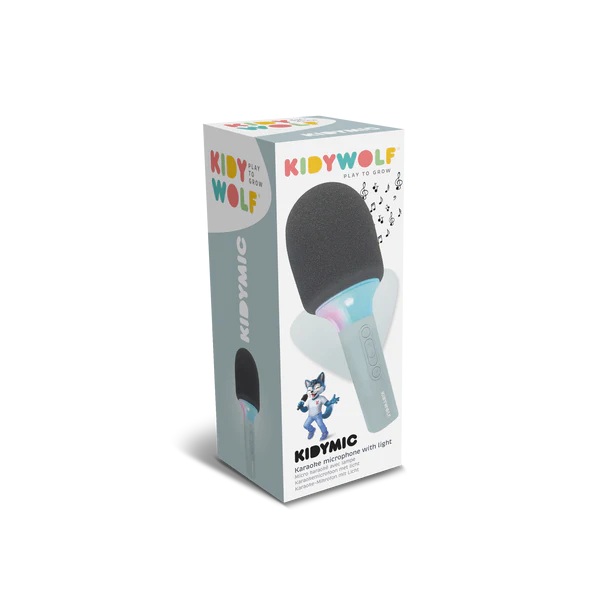 KIDYMIC-Pack-3D-GR-01-1800 Kidywolf: Kidymic mikrofon do karaoke z modulacją zielony - obrazek 3