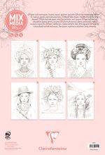 Clairefontaine: Kolorowanki Odelia Kobiety - Emmanuelle Colin - obrazek 2