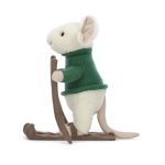 JellyCat: Wesoła Myszka na Nartach 20CM - obrazek 2