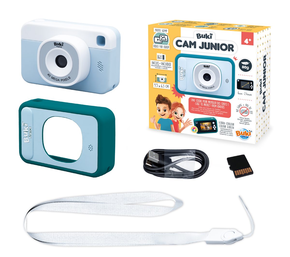 BUKI: Aparat fotograficzny dla dziecka CamJunior 4+ - obrazek 2