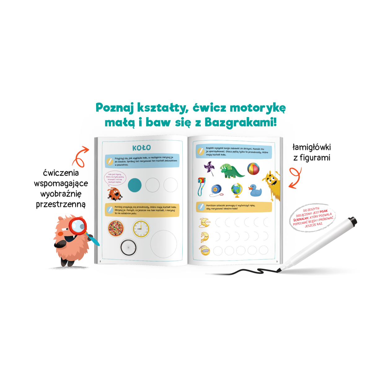 Kapitan Nauka: Bazgraki piszą po śladzie. Figury - obrazek 2