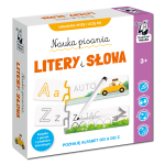 Kapitan Nauka: nauka pisania. Litery i sowa. Książka + puzzle