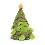 Jellycat: Deszczowa Żaba Ricky Choinka 16 cm