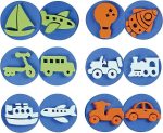 Aladine: Stemple piankowe 12 wzorów - Pojazdy