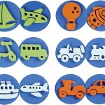 Aladine: Stemple piankowe 12 wzorów - Pojazdy
