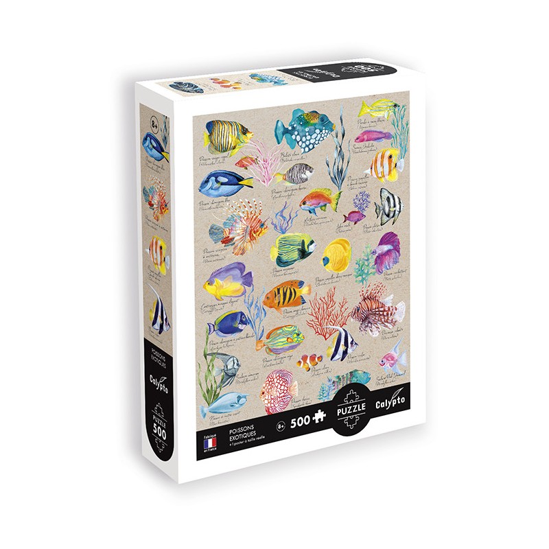 calypto-puzzle-500-elementow-egzotyczne-ryby-7314 Calypto: Puzzle 500 el. Egzotyczne Ryby - obrazek 1