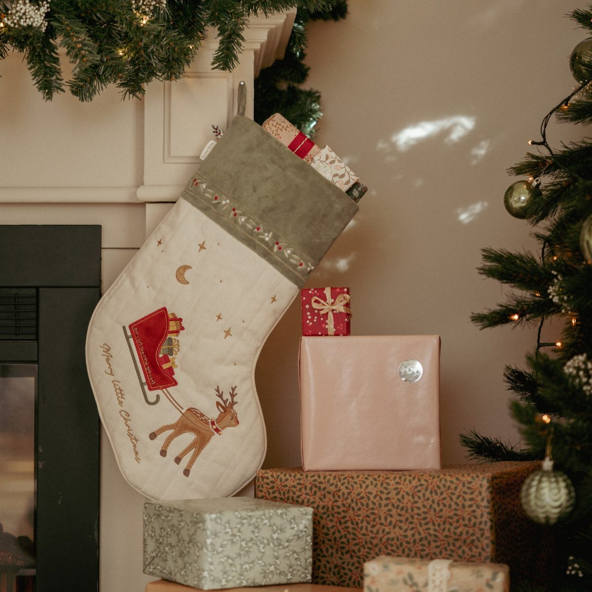 kerstsok-xl-ld4873-1 Little Dutch: świąteczna skarpetka X-MAS - obrazek 2