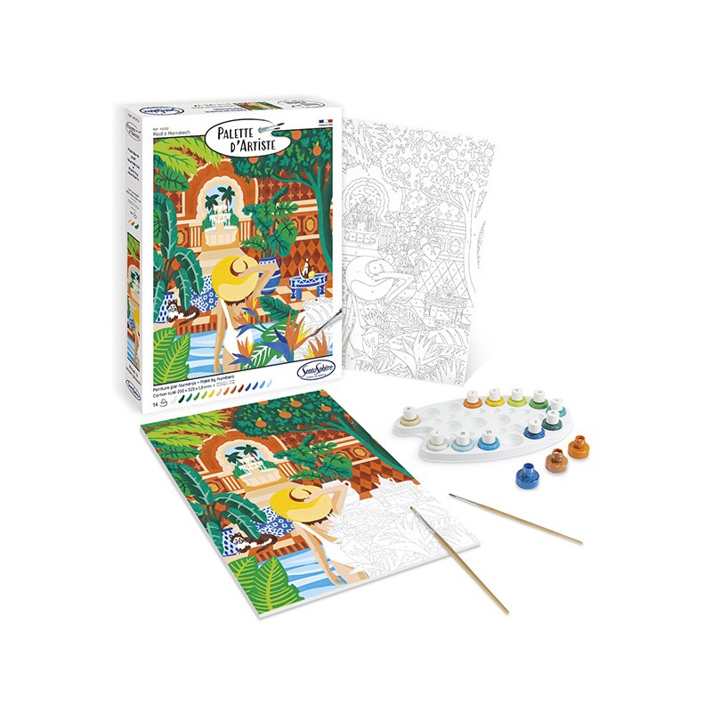 malowanie-po-numerach-dom-z-ogrodem-w-marrakeszu-sentosphere-45202.jpgx SentoSphere: PALETA ARTYSTY - Dom w Marrakeszu / malowanie po numerach - obrazek 2