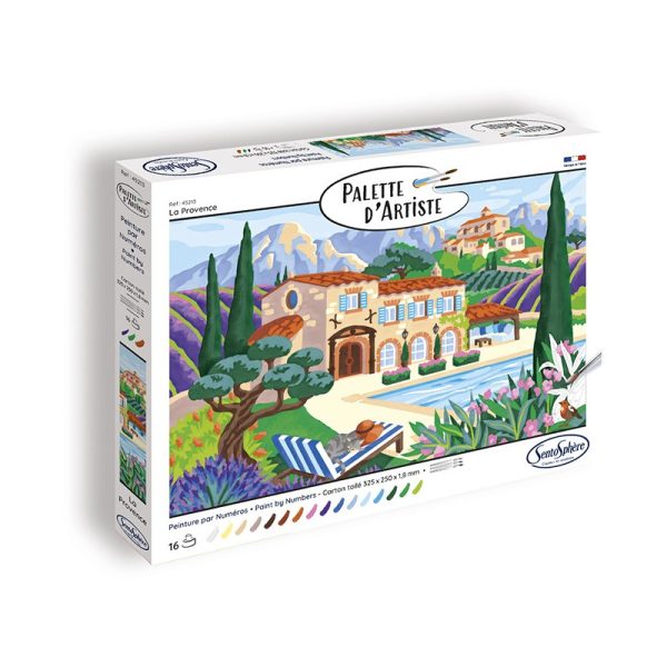 SentoSphere: PALETA ARTYSTY - Prowansja / malowanie po numerach
