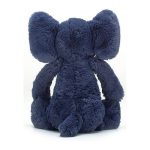 JellyCat: Nieśmiały Słonik Granatowy 31 cm - obrazek 2