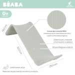 Beaba: leżaczek wkładka do kąpieli dla niemowląt Velvet Grey - obrazek 3