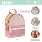 Beaba: plecak dla dziecka Faro Dusty Rose - obrazek 6