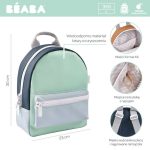 Beaba: plecak dla dziecka Faro Matcha Latte - obrazek 3