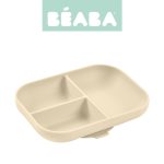 Beaba: silikonowy trójdzielny talerz z przyssawką Clay