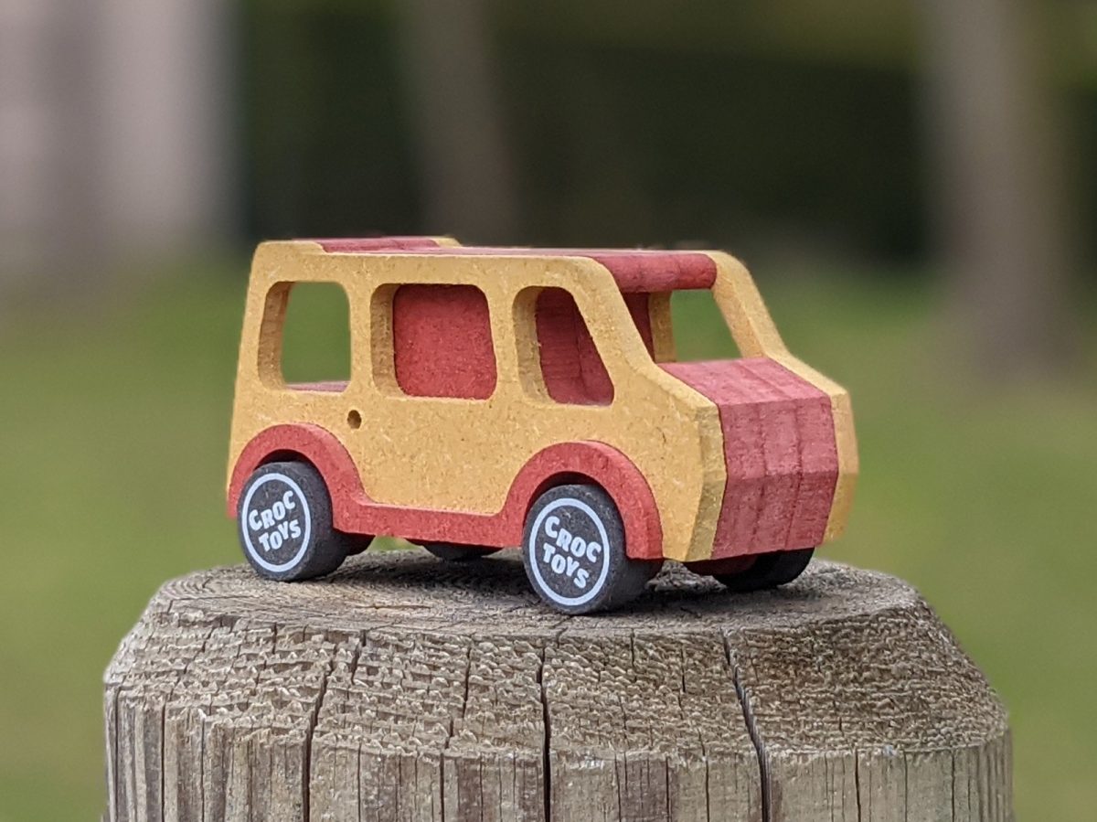 Croc Toys®: zestaw DIY Drewniany pojazd super van ANNE - obrazek 5