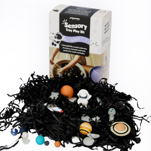 Jellystone: zestaw sensoryczny, wkład do tacki sensorycznej Play Tray Galaktyka