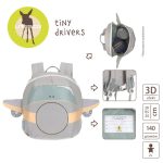 Lassig Plecak mini Tiny Drivers Samolot - obrazek 6