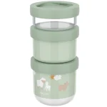 MEPAL & Little Dutch: zestaw pojemników na przekąski 3 szt. Little Farm