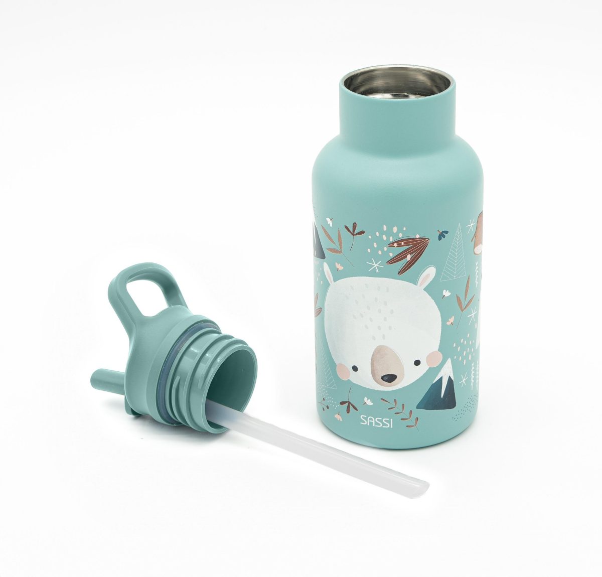 SASSI: Butelka termiczna 350 ml Miś - obrazek 2