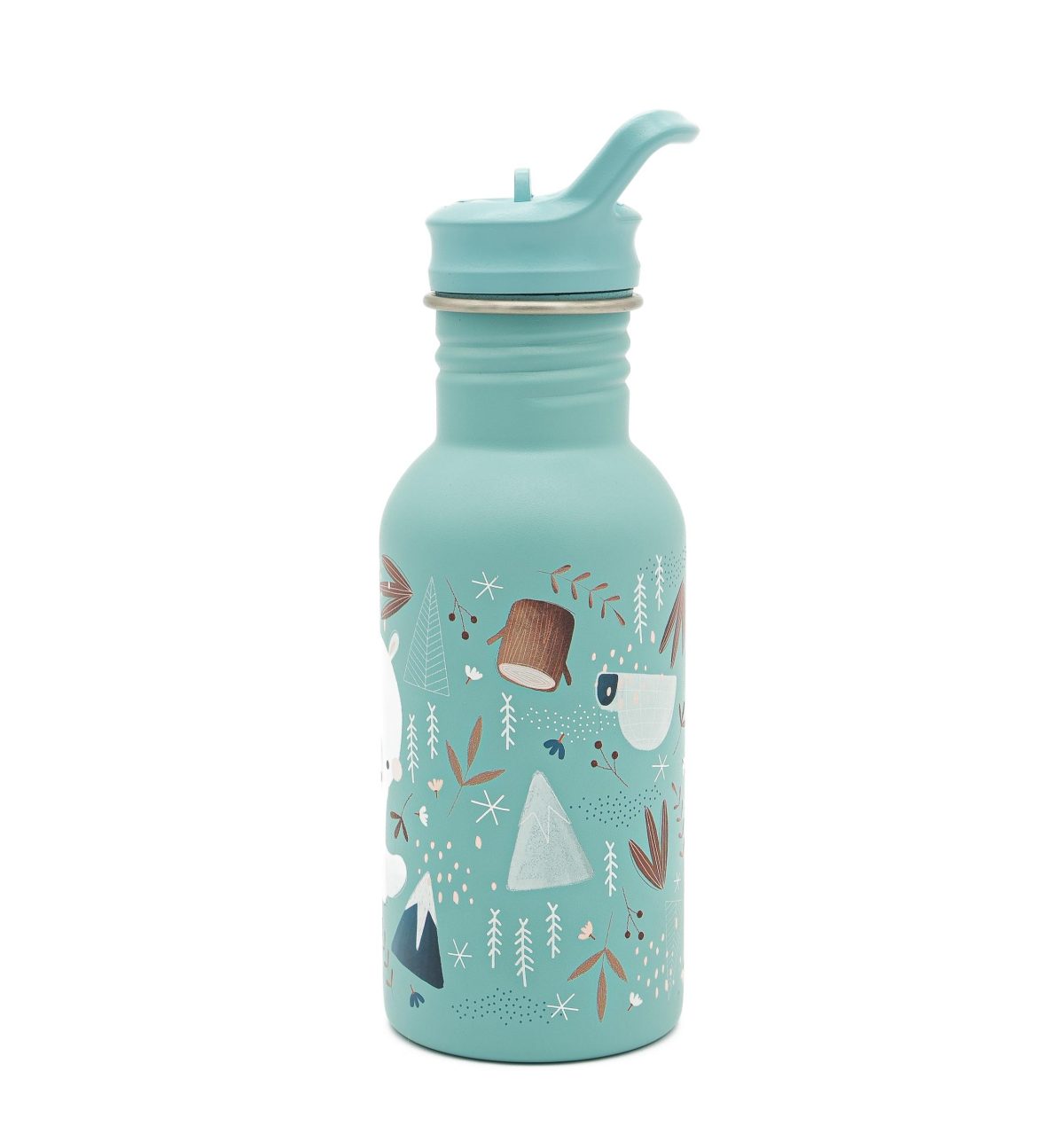 SASSI: Butelka stalowa na wodę bidon 500 ml Miś - obrazek 5