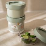 MEPAL & Little Dutch: zestaw pojemników na przekąski 3 szt. Little Farm - obrazek 2