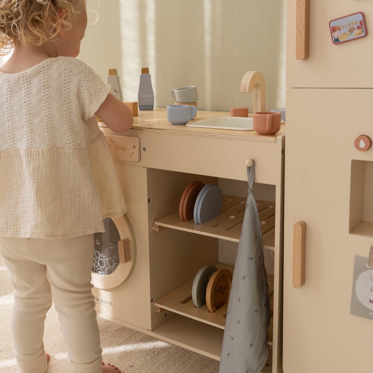 wooden-washing-machine-ld2497-6 Little Dutch: drewniana pralka ze zlewozmywakiem - obrazek 2