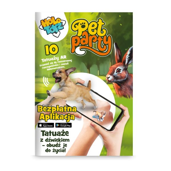 HoloToyz: tatuaże dla dzieci AR PET PARTY