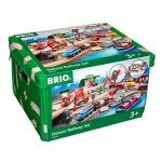 BRIO World - Kolejka + DROGA zestaw Deluxe 87 el.