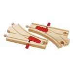 BRIO World - Zestaw mechanicznych Zwrotnic kolejowych - obrazek 3