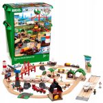 BRIO World - Zestaw XL Kolejki Drewnianej 106 EL.