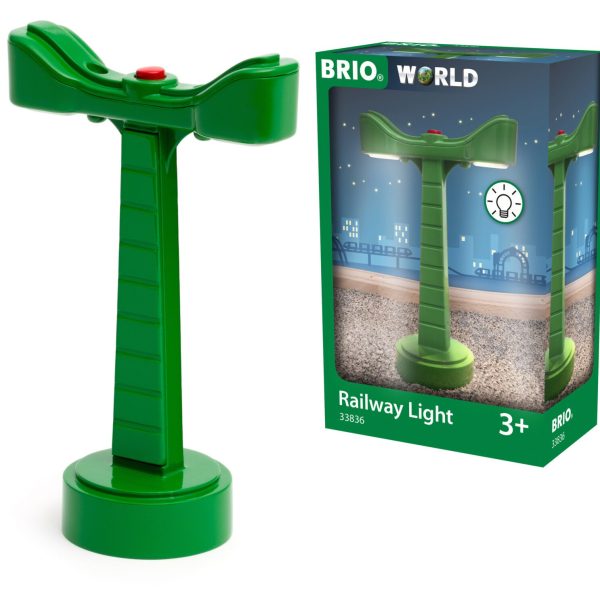 BRIO World - LAMPA KOLEJOWA DWUSTRONNA