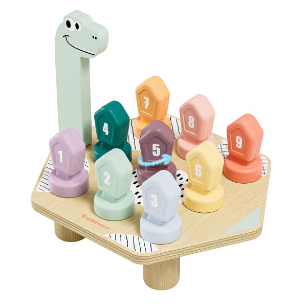 TOPBRIGHT: gra do nauki kolorów i liczb Dino 36m+