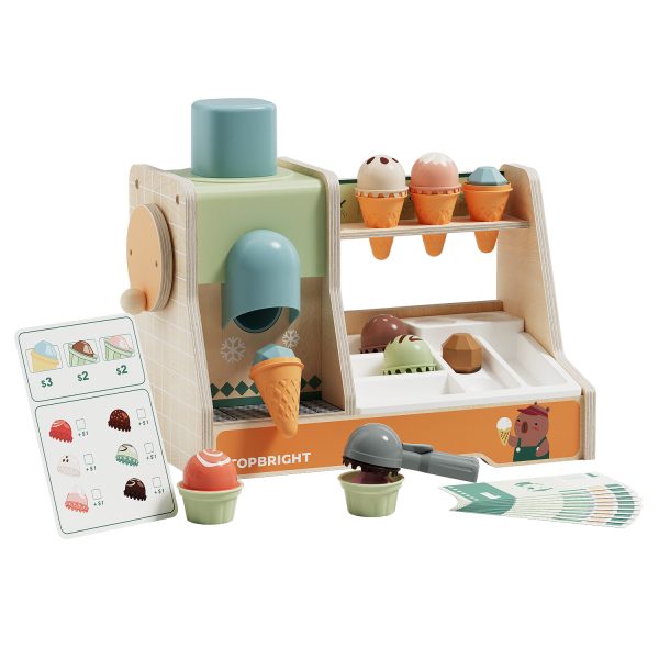 TOPBRIGHT: zabawka edukacyjna duża lodziarnia 36m+